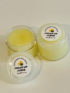 Peppermint and Lemon Sugar Scrub